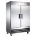 2 Doors Stainless Steel Commercial Kitchen Reach-in Refrigerator Manufacturer, Wholesale, Custom, OEM, Bulk Buy