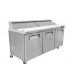 72 Salad Sandwich Prep Table, Commercial Refrigerator, 20 Pan Manufacturer, Wholesale, Custom, OEM, Bulk Buy