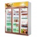 Commercial Plug In Glass Door Vertical Reach In Display Fridge Freezer Manufacturer, Wholesale, Custom, OEM, Bulk Buy