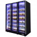 Fan Cooling Reach In Beverage Display Fridge/Freezer/Chiller Three Door for Sale Manufacturer, Wholesale, Custom, OEM, Bulk Buy