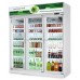 commercial glass door refrigerator freezer/supermarket 3 door cooler/meat freezer Manufacturer, Wholesale, Custom, OEM, Bulk Buy