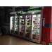 3 Door Fridge Fan Door Display Showcase Cooling Reach In Glass Display Cooler 5pcs Each Door Dynamic Cooling LG-1860 Manufacturer, Wholesale, Custom, OEM, Bulk Buy