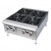  Commercial Hot Plate 4 Burner Countertop Range 120,000 Btu