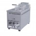  8 Liters Single Tank Gas Fryer with Drain Cock Commercial Countertop