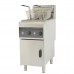  Commercial Freestanding Twin Tank Electric Deep Fryer 12KW 2x10 Liters for Food Truck