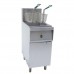  40 LB 12 Kw Commercial Electric 2 Baskets Floor Deep Fryer