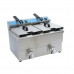  2 x 3250W Dual Tank Electric Countertop Fryer