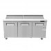 72 Salad Sandwich Prep Table, Commercial Refrigerator, 30 Pan, Mega Top Manufacturer, Wholesale, Custom, OEM, Bulk Buy