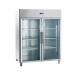 Commercial 2 Glass Door Stainless Steel Freezer Fridge Kichen Machine Manufacturer, Wholesale, Custom, OEM, Bulk Buy