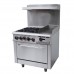 Commercial 4 Burners Gas Range with Griddle & Oven Manufacturer, Wholesale, Custom, OEM, Bulk Buy