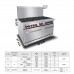 60 Commercial Gas Range with 10 Burner Natural Gas Stoves (NG) & 2 Ovens Manufacturer, Wholesale, Custom, OEM, Bulk Buy